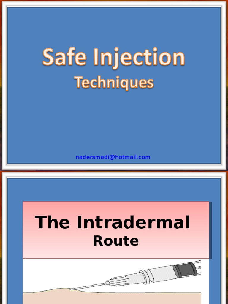 Subcutaneous Injection Techniques Guide | PDF | Self-Improvement