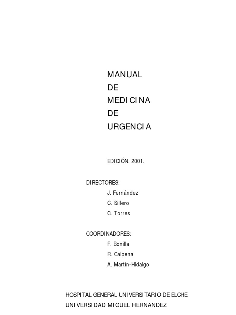 LIBROS Y MANUALES DE URGENCIAS Y EMERGENCIAS Y SALUD intelligence overview