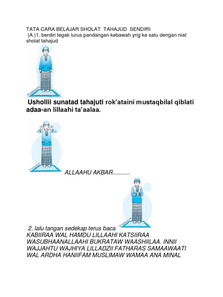 Tata Cara Sholat Tahajud Pdf