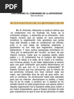 Cristianismo, El Comunismo de La Antiguedad, Alan de Benoist