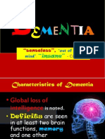 DEMENTIA Geriatrics