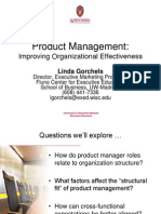 Product Management:: Improving Organizational Effectiveness