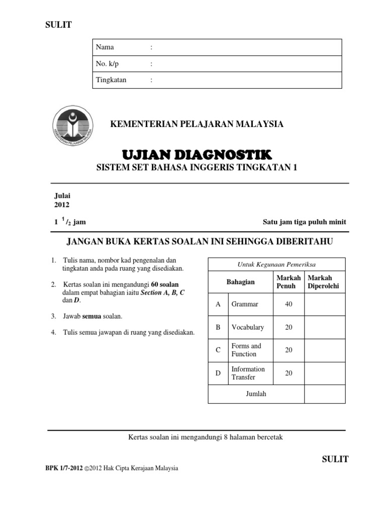 Template Pbs Matematik Tingkatan 1