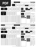 Heroes Unlimited Character Sheet | PDF | Leisure Activities | Entertainment