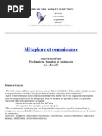 Métaphore et connaissance