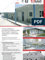 Aulas prefabricadas, colegios prefabricados y guarderías prefabricadas funcionales, seguras y adaptadas a cada edad escolar.