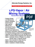 LPG Vapour Air Mixing Systems