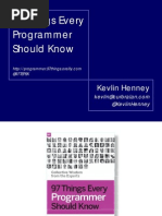 97 Things Every Programmer Should Know