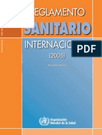 REGLAMENTO SANITARIO INTERNACIONAL (2005)