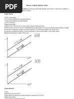 Miscare Rectilinie Uniform Variata