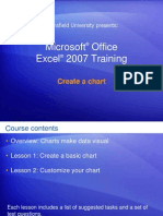 Microsoft Office Excel 2007 Training: Create A Chart