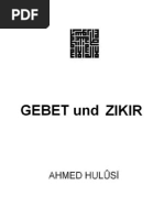 Gebet Und Zikir