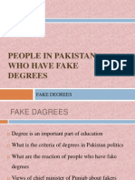 Fake Degrees