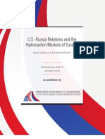 U.S.-Russia Relations and the Hydrocarbon Markets of Eurasia