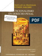 El Funcionalismo en Derecho Penal - Tomo I - Montealegre L Eduardo