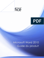 Microsoft Word 2010 Product Guide