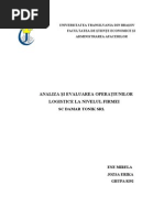 Download Activitatea Logistica a Unei Firme - SC Simba Invest SRL by Andreea Ema SN119686394 doc pdf