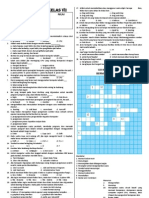 Ulangan Harian Kelas Vii