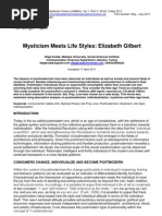 Download Mysticism Meets Life Styles Elizabeth Gilbert by ProfPAS SN119691941 doc pdf