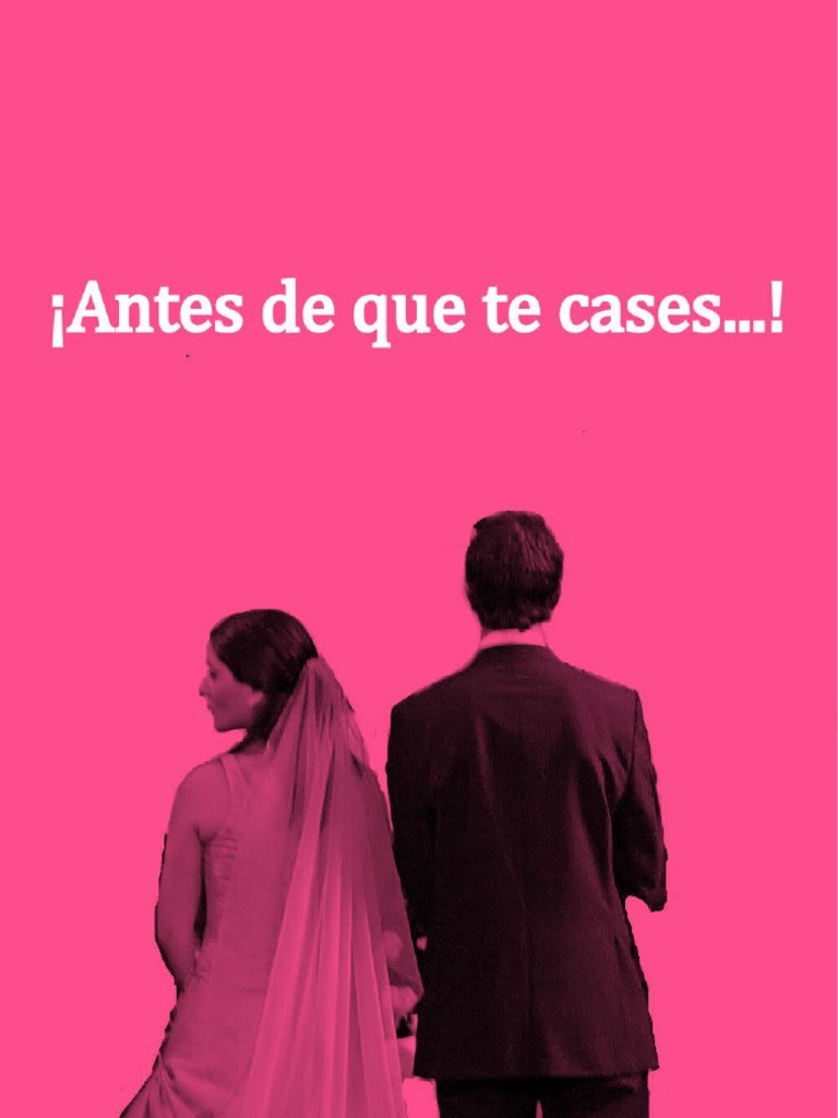 Antes de Que Te Cases PDF Matrimonio Iglesia Católica