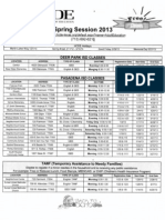 Harris County Department of Education Classes - Spring 2013