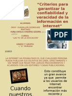 Criterios-Confiabilidad de Informacion en Internet