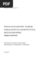Download Tinjauan Kualitatif Dampak Sosial Bantuan Langsung Tunai BLT di Indonesia Draft Temuan Awal by Oswar Mungkasa SN119730937 doc pdf