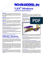 TRIFLEX Windows Piping Stress Analysis Software Flyer