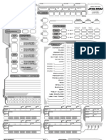 Star Wars RPG Saga Edition Custom Character Sheet