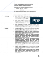 Peraturan Dirjen Perbendaharaan Kementerian Keuangan Nomor Per-37/pb/2012