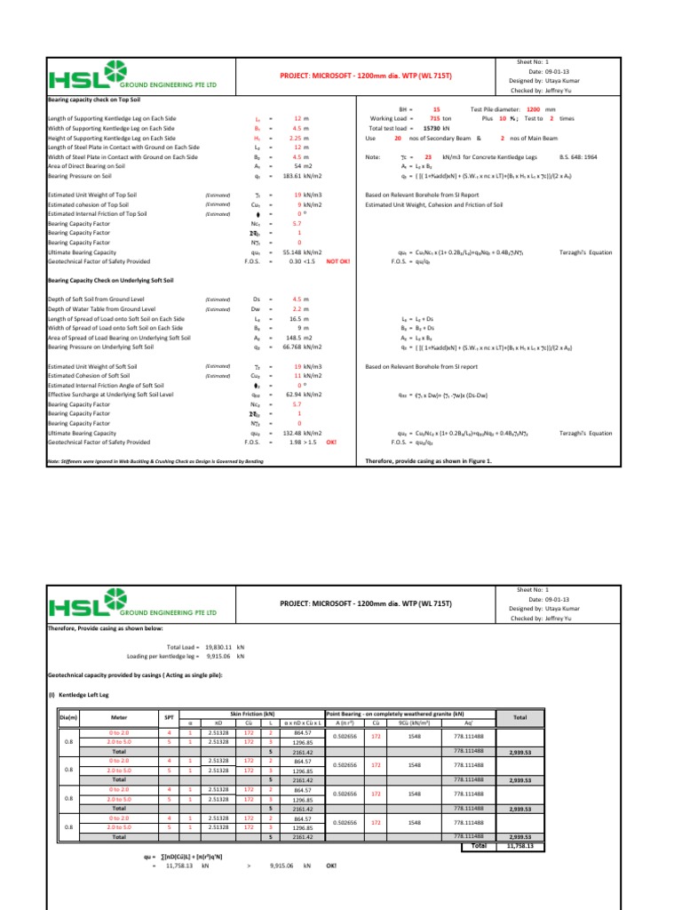 Kentledge System for Microsoft WTP | PDF | Geotechnical Engineering ...