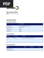 Disposal Plan Template for Public Authorities | PDF | Risk | Procurement
