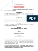 Reglamento de La Ley de Tránsito