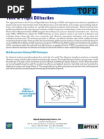 TOFD Time of Flight Diffraction