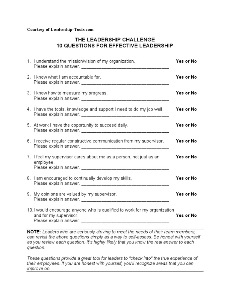10 Key Questions | PDF
