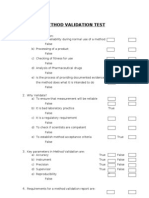 Method Validation Test1