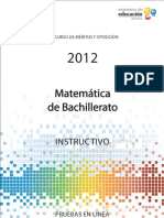 Instructivo Matemática