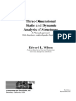 Three-Dimensional Analysis of Structures - Edward L Wilson