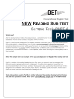 PDF Task A OET Reading