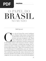 O papel do Brasil no mundo