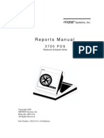 Micros 3700 Auto Sequences and Reports - 20081001 | Gratuity | Cheque