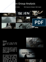 Se7en Opening Title Sequence Analysis