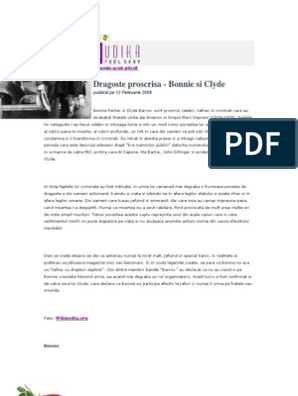 Bonnie Si Clyde | PDF
