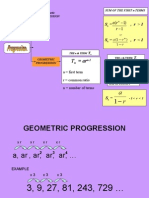 geometric progression