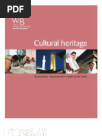 Cultural Heritage: Reconciliation - Reconstruction - Hopes For The Future