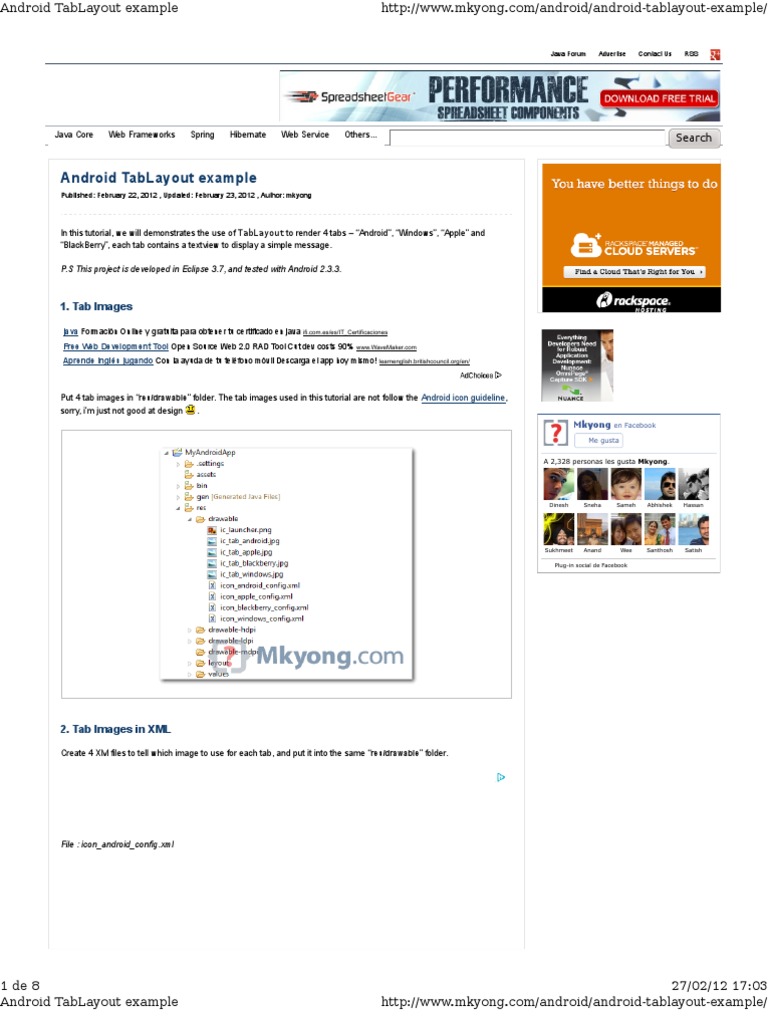 Android Tablayout Example | PDF | Java Server Faces | Java (Programming ...