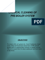 Chemical Cleaning of Pre-Boiler System