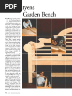 The Lutyens Garden Bench