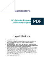 Hepatoblastoma Resection