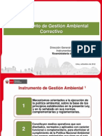 IGAC-Instrumento de Gestión Ambiental Correctivo